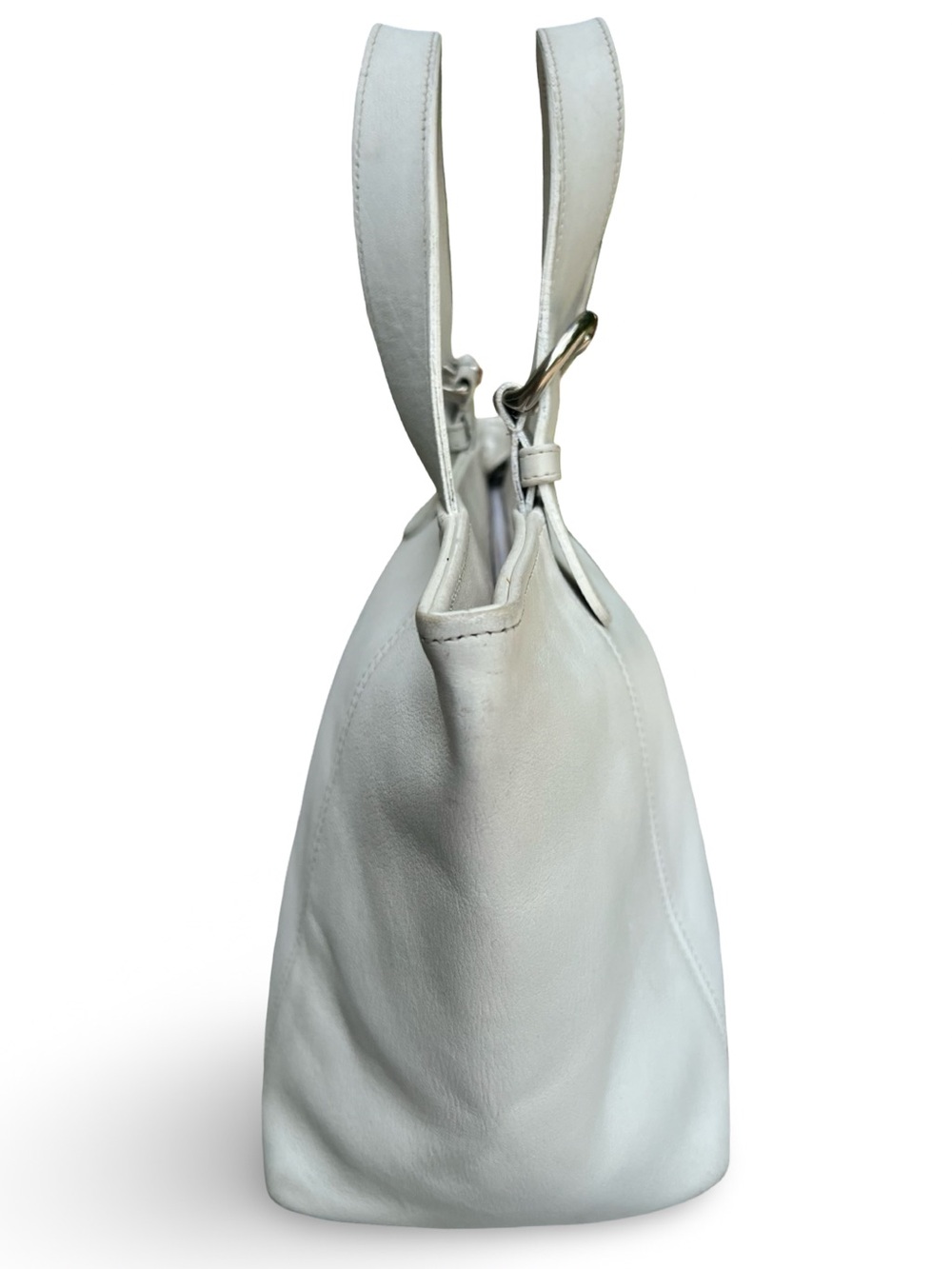 1996 Coach SoHo Waverly Bag in White and Silver - Picture 7 of 15